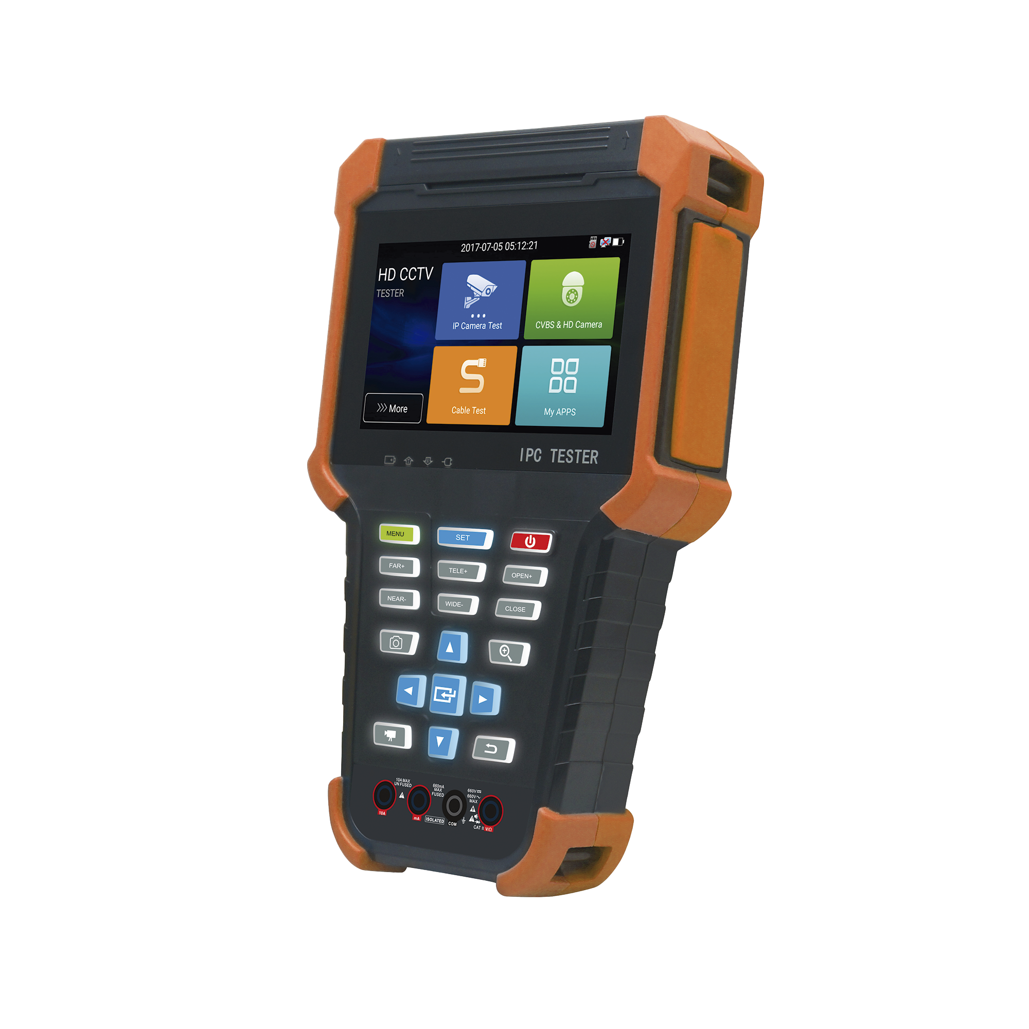 EPMONTVI4KLITE|Tester de video de 4ÔÇØ / Prueba de c?ímara anal??gica / Prueba de c?ímara IP, soporte 4K, H.264 y H.265 / TVI de 8 MP, CVI de 8 MP, AHD de 8 MP / Mult?¡metro digital / Entrada HDMI